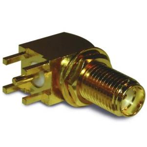 PCB Mount SMA Connector Right Angle (Jack,Babae,50Ω) L20.5mm KLS1-SMA006A